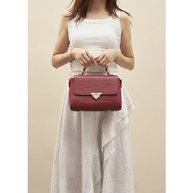 MKF Collection Saphira Satchel Bag With Crossbody Strap