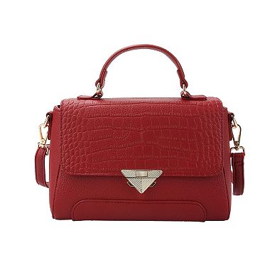 MKF Collection Saphira Satchel Bag With Crossbody Strap