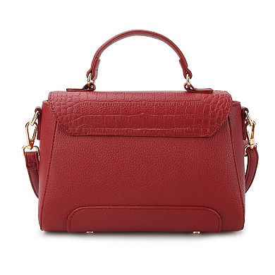 MKF Collection Saphira Satchel Bag With Crossbody Strap