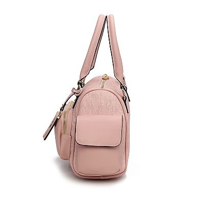 MKF Collection Thalia Satchel Bag With Side Pockets