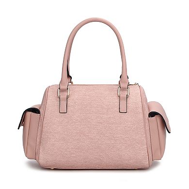 MKF Collection Thalia Satchel Bag With Side Pockets