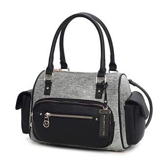 MKF Collection Thalia Satchel Bag With Side Pockets