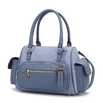 MKF Collection Thalia Satchel Bag With Side Pockets