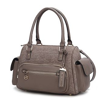 MKF Collection Thalia Satchel Bag With Side Pockets