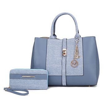 MKF Collection Yola Tote Bag & Wallet 2 pc Set