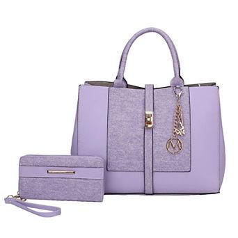 MKF Collection Yola Tote Bag & Wallet 2 pc Set