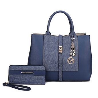 MKF Collection Yola Tote Bag & Wallet 2 pc Set
