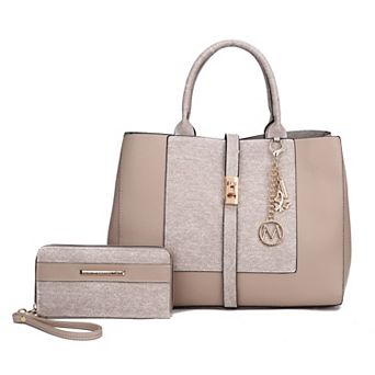MKF Collection Yola Tote Bag & Wallet 2 pc Set