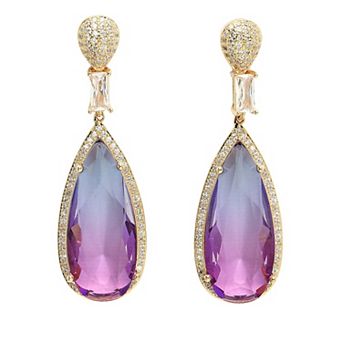 AGP PARIS Diva Collection Raindrop Zirconia Earrings