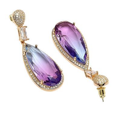 AGP PARIS Diva Collection Raindrop Zirconia Earrings