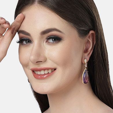 AGP PARIS Diva Collection Raindrop Zirconia Earrings