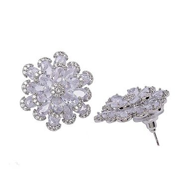 AGP PARIS Icy Blooming Stud Earrings