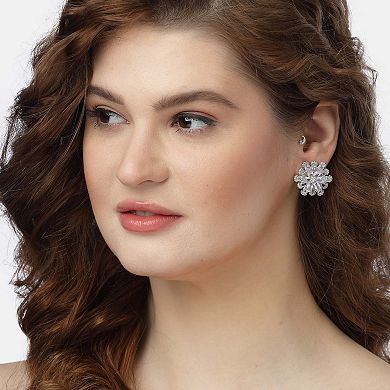 AGP PARIS Icy Blooming Stud Earrings