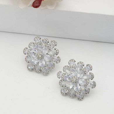 AGP PARIS Icy Blooming Stud Earrings