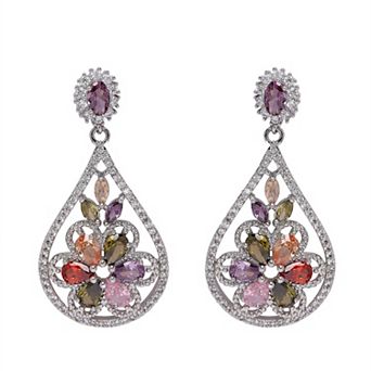 AGP PARIS Diva Floral Drop Earrings