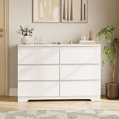 6 Drawer Dresser, Simply Modern Chest of Drawers