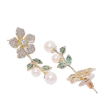 AGP PARIS Diva Floral Drop Earrings