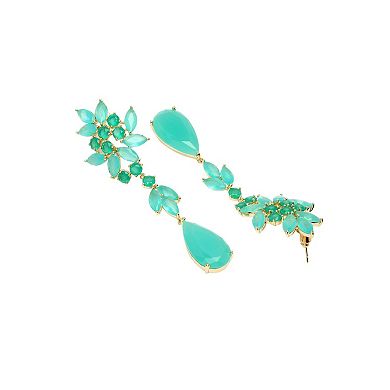 Diva Leaf Drop Earrings