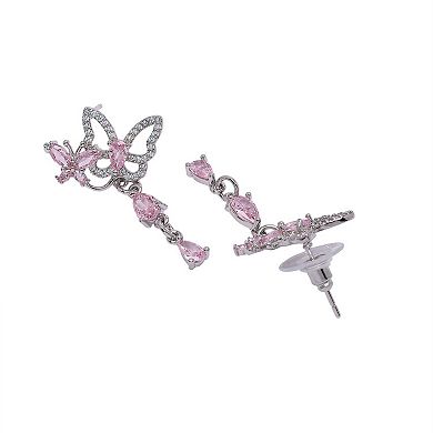 AGP PARIS Diva Dainty Double Butterfly Earrings