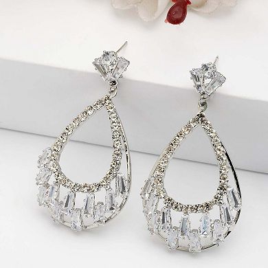 AGP PARIS Radiant Teardrop Sparkle Earrings