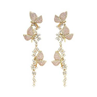 Diva Butterfly Dangle Earrings