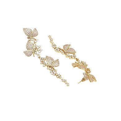 Diva Butterfly Dangle Earrings