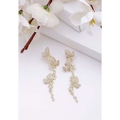 Diva Butterfly Dangle Earrings