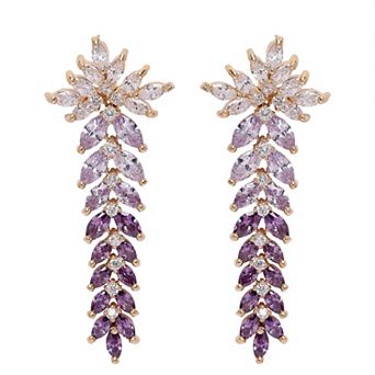 AGP PARIS Diva Floral Dangle Earrings