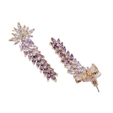 AGP PARIS Diva Floral Dangle Earrings