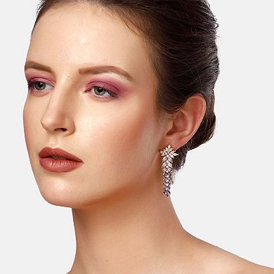 AGP PARIS Diva Floral Dangle Earrings