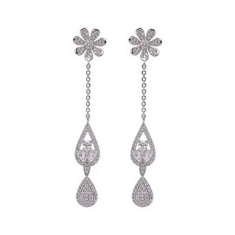 Classy Floral Drop Earrings