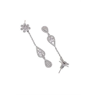 Classy Floral Drop Earrings