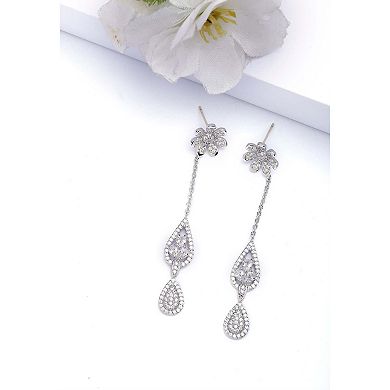 Classy Floral Drop Earrings