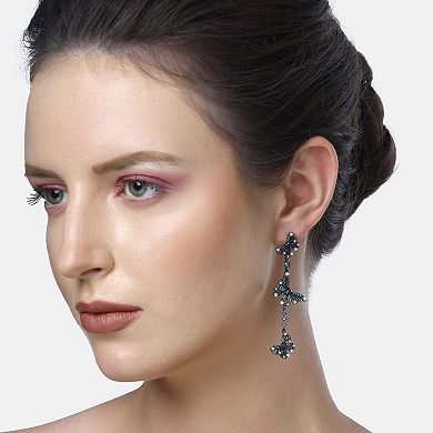 Diva Modern Asymmetric Butterfly Earrings