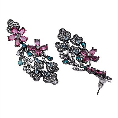 AGP PARIS Diva Floral Drop Earrings