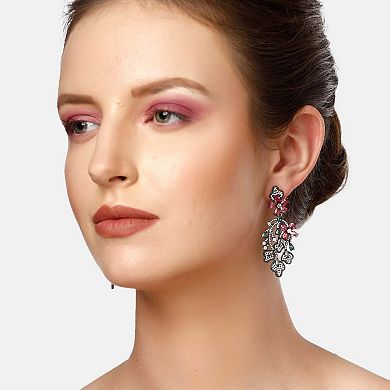 AGP PARIS Diva Floral Drop Earrings