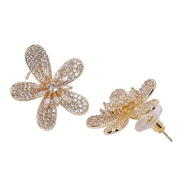 AGP PARIS Blossoming Floral Stud Earrings