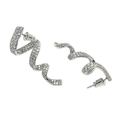 AGP PARIS Diva Collection Spiral Dangle Earrings