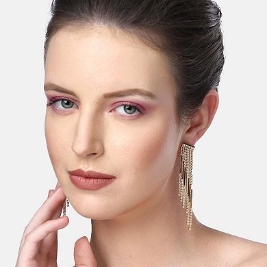 Diva Fringed Drop Party Earrings