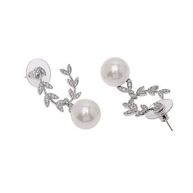 AGP PARIS Elegant Round Drop Earrings