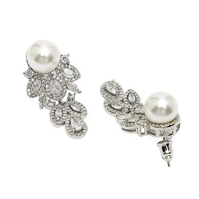 AGP PARIS Diva Collection Modern Zirconia Luxury Earrings