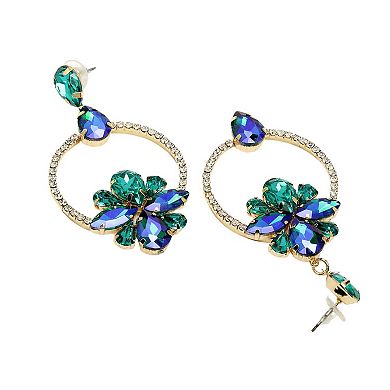 AGP PARIS Diva Collection Delicate Floral Drop Earrings