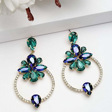 AGP PARIS Diva Collection Delicate Floral Drop Earrings
