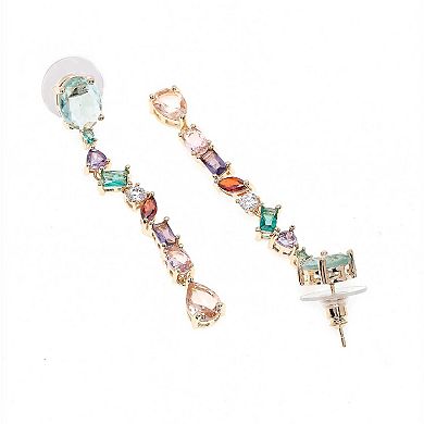 AGP PARIS Multi colored Long Tassel Earrings