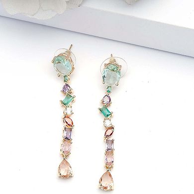 AGP PARIS Multi colored Long Tassel Earrings