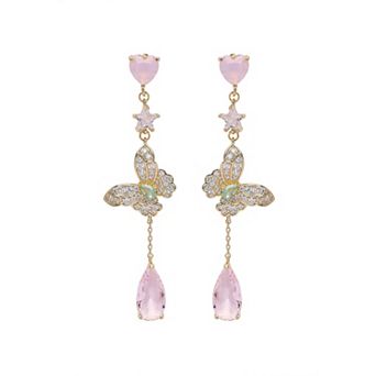 Diva Butterfly Drop Earrings