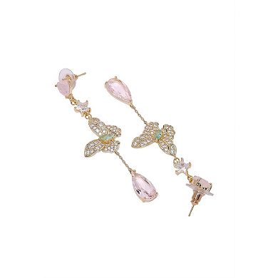 Diva Butterfly Drop Earrings