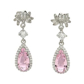 AGP PARIS Diva Collection Floral Drop Earrings
