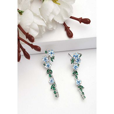Diva Collection Whimsical Floral Dangle Earrings