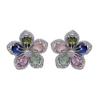 AGP PARIS Diva Flower Stud Earrings